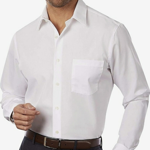 Van Heusen Other - Men's VanHeusen long sleeve white dress shirt